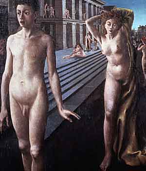 Paul Delvaux: Dawn over the City, 1940
