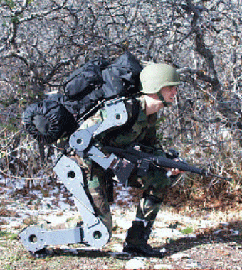 In a push to turn the science fiction of exoskeletons - like the one ...