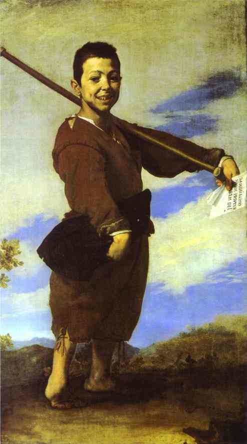 Jusepe de Ribera. The Beggar, known as the Club-foot.